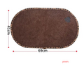 Alfombrilla para comida de mascotas, antideslizante y lavable para perros y gatos